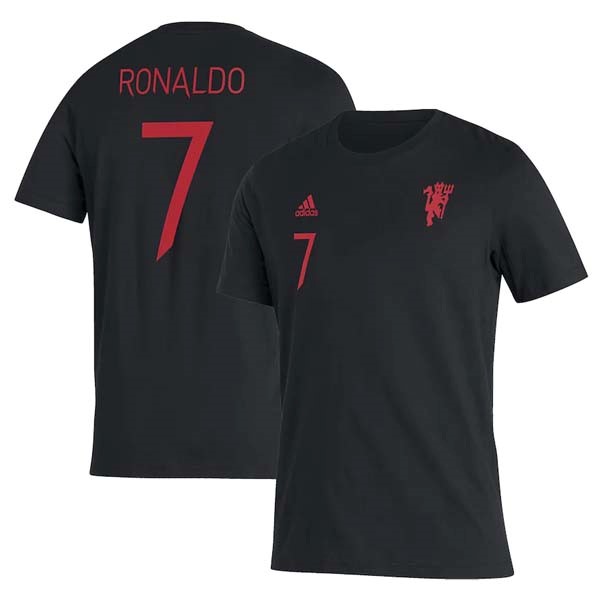 Authentic Camiseta Manchester United Cristiano Ronaldo Negro